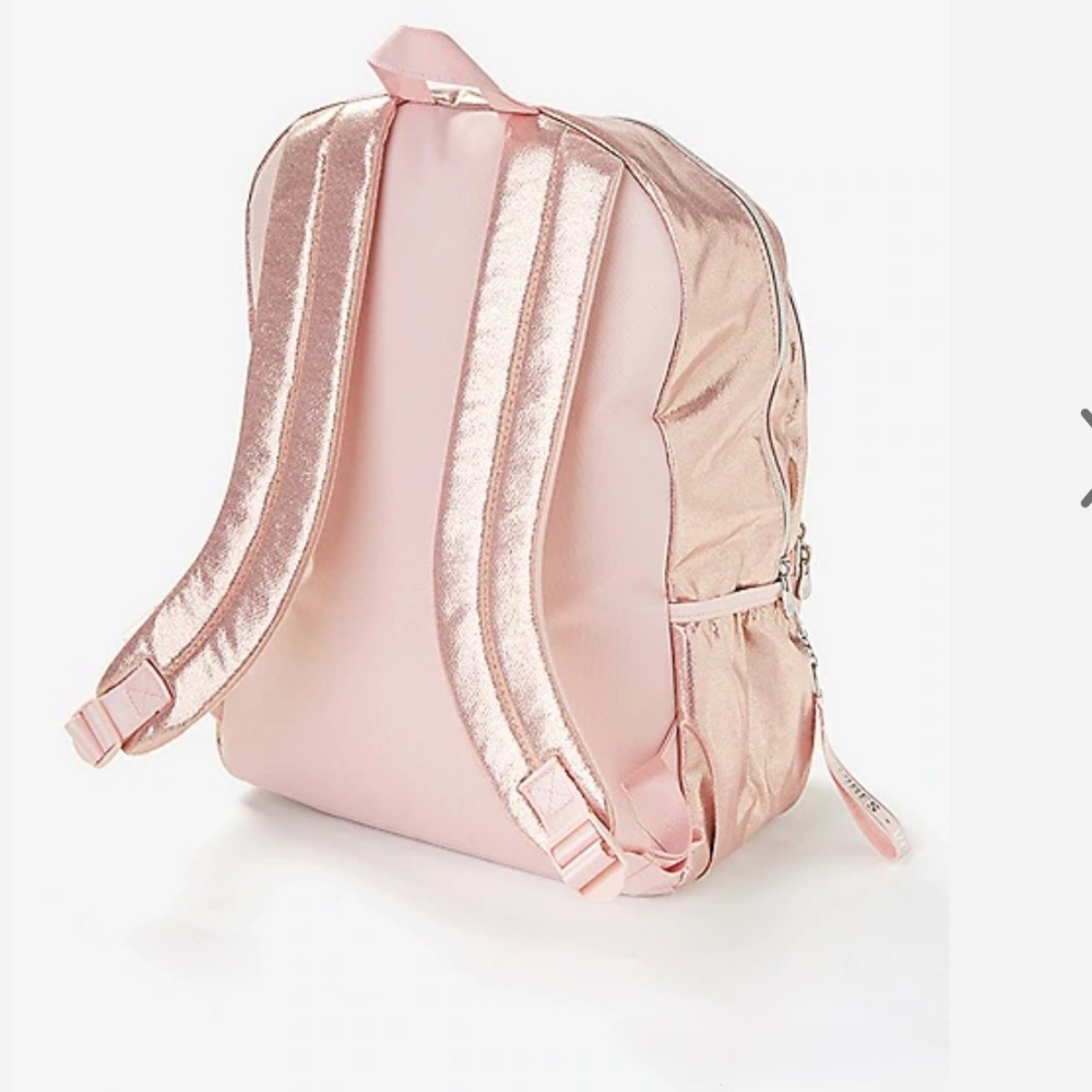 Rose Gold Quilted Unicorn Initial  Backpack “S” - Picture 10 of 11